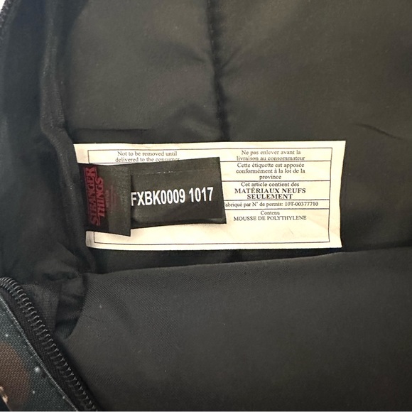 STRANGER THINGS by LOUNGEFLY CHIBI ALL-OVER PRINT FOREST MINI 13” BACKPACK - Picture 15 of 16